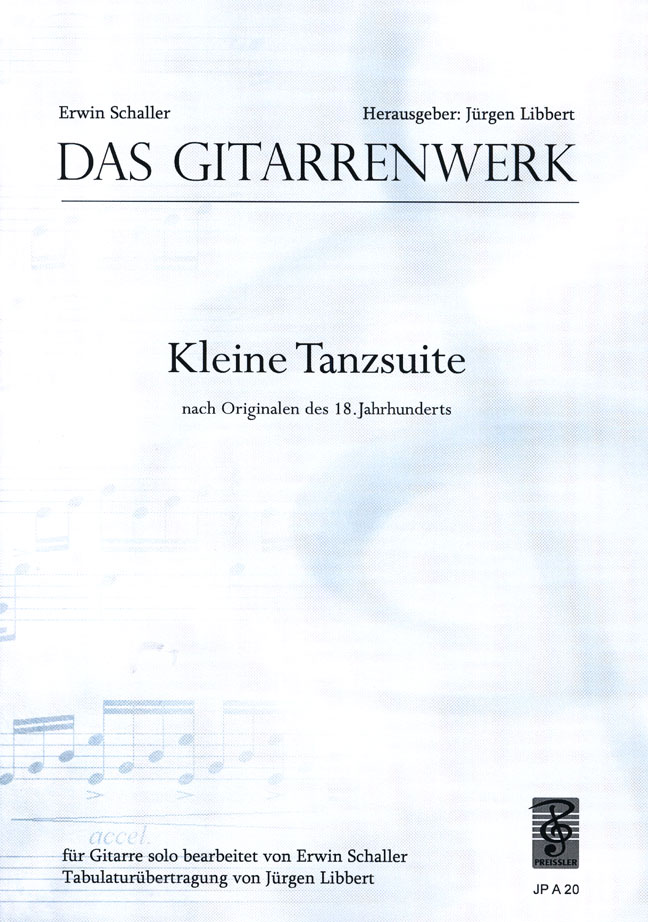 KLEINE TANZSUITE FR GITARRE - cliquer ici