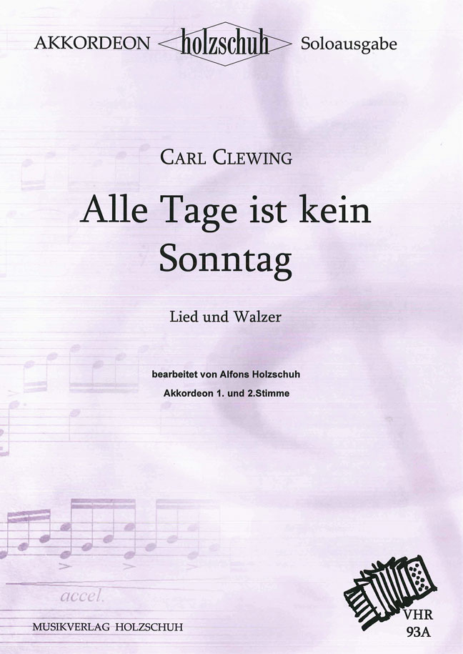 Alle Tage ist kein Sonntag, Lied - cliquer ici