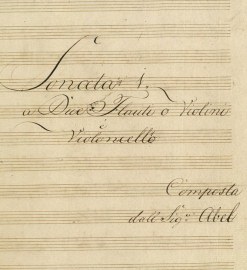 6 Sonatas for 2 Flutes (or Violins) and Violoncello - cliquer ici