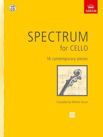 Spectrum for Cello with CD: 16 contemporary pieces - cliquer ici