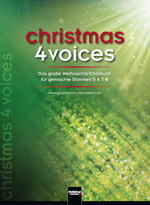 Christmas 4 voices - Weihnachts-Chorbuch - cliquer ici