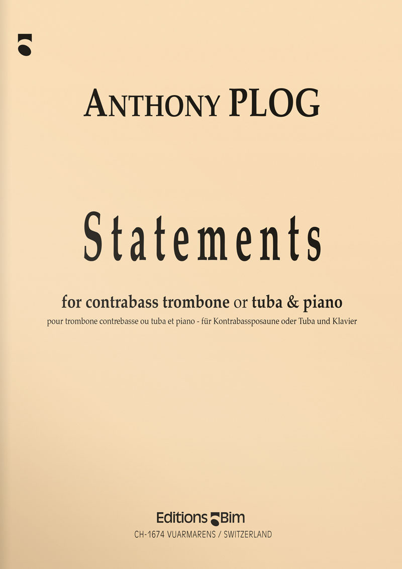 Statements - cliquer ici