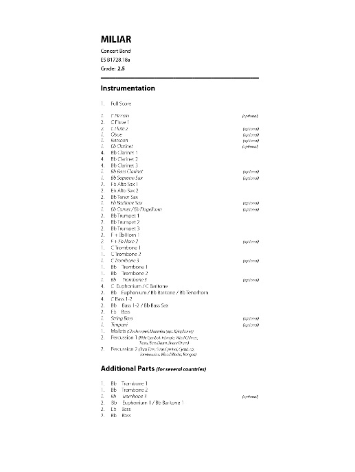 Miliar - cliquer ici