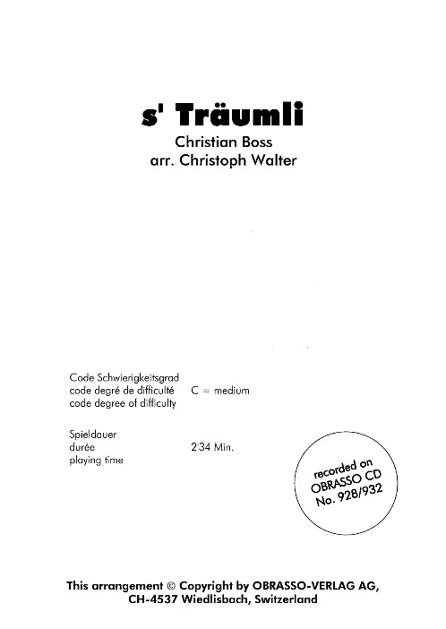 s' Tr�umli - cliquer ici