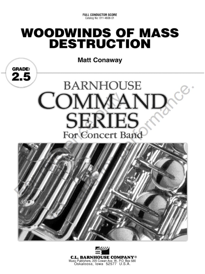 Woodwinds Of Mass Destruction - cliquer ici