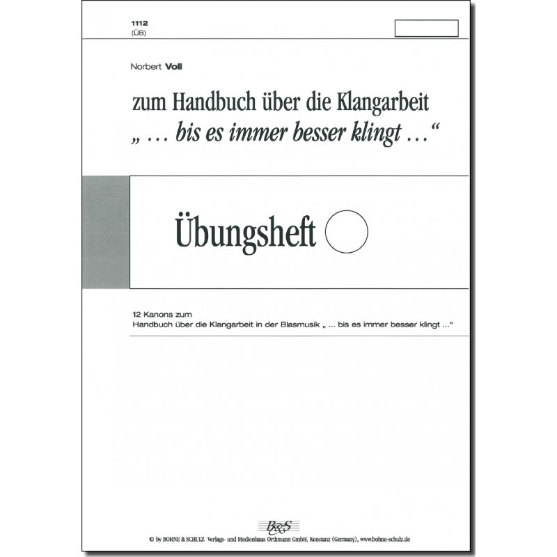 bungsheft B (bis es immer besser klingt) - cliquer ici