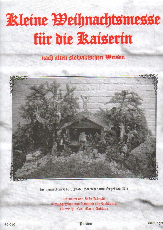 KLEINE WEIHNACHTSMUSIK FÜR DIE KAISERIN - cliquer ici KLEINE WEIHNACHTSMUSIK FÜR DIE KAISERIN - cliquer ici