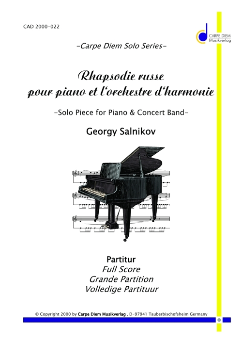 Rhapsodie Russe pour Piano and BLO - cliquer ici