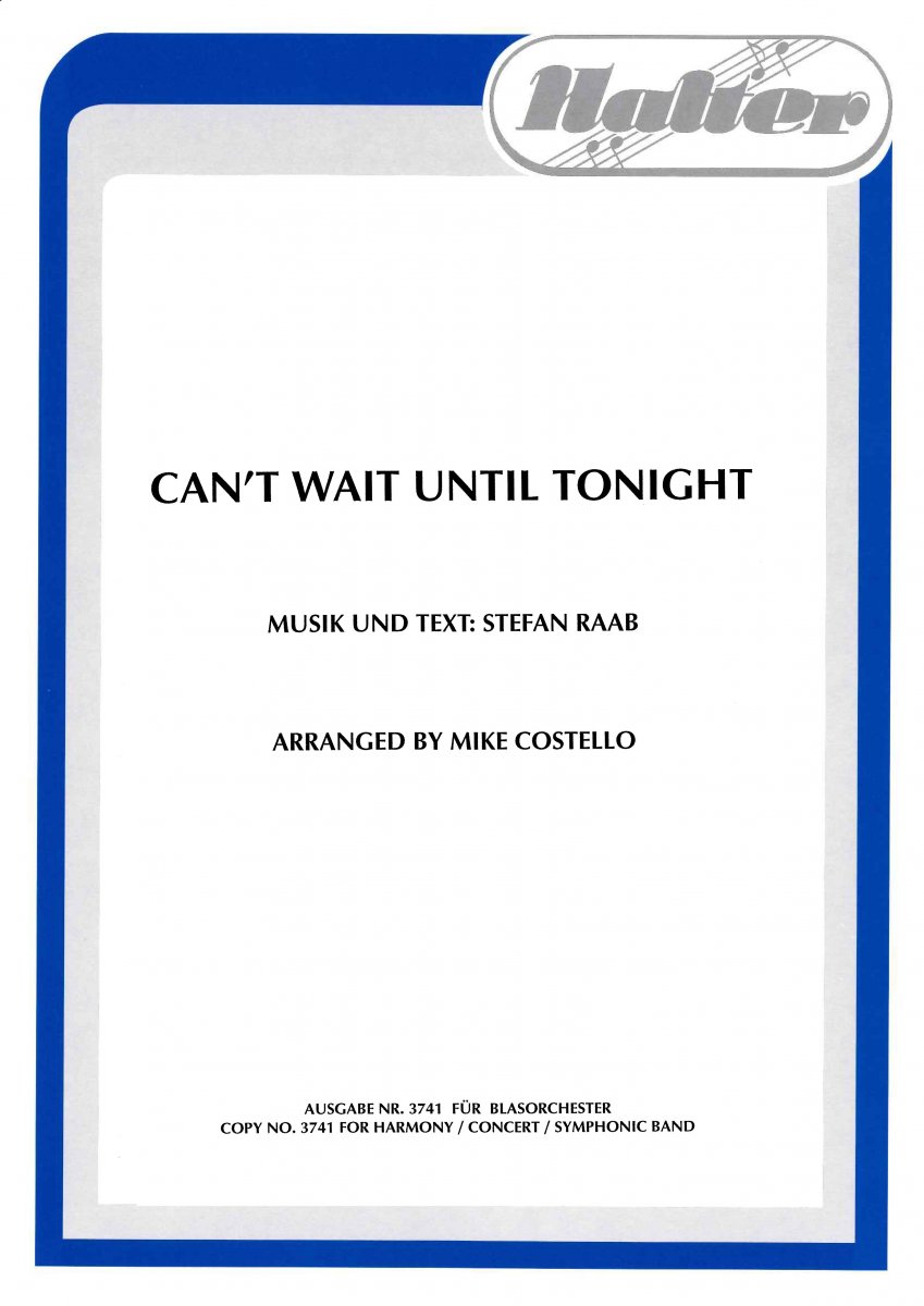 Can't Wait Until Tonight - cliquer ici