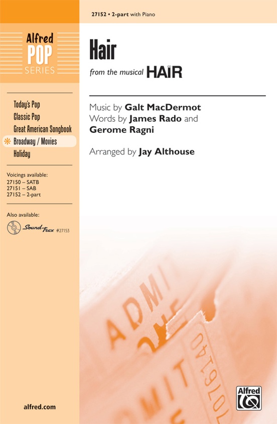 Hair (from Musical 'Hair') - cliquer ici Hair (from Musical 'Hair') - cliquer ici