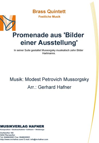 Promenade aus 'Bilder einer Ausstellung' - cliquer ici Promenade aus 'Bilder einer Ausstellung' - cliquer ici