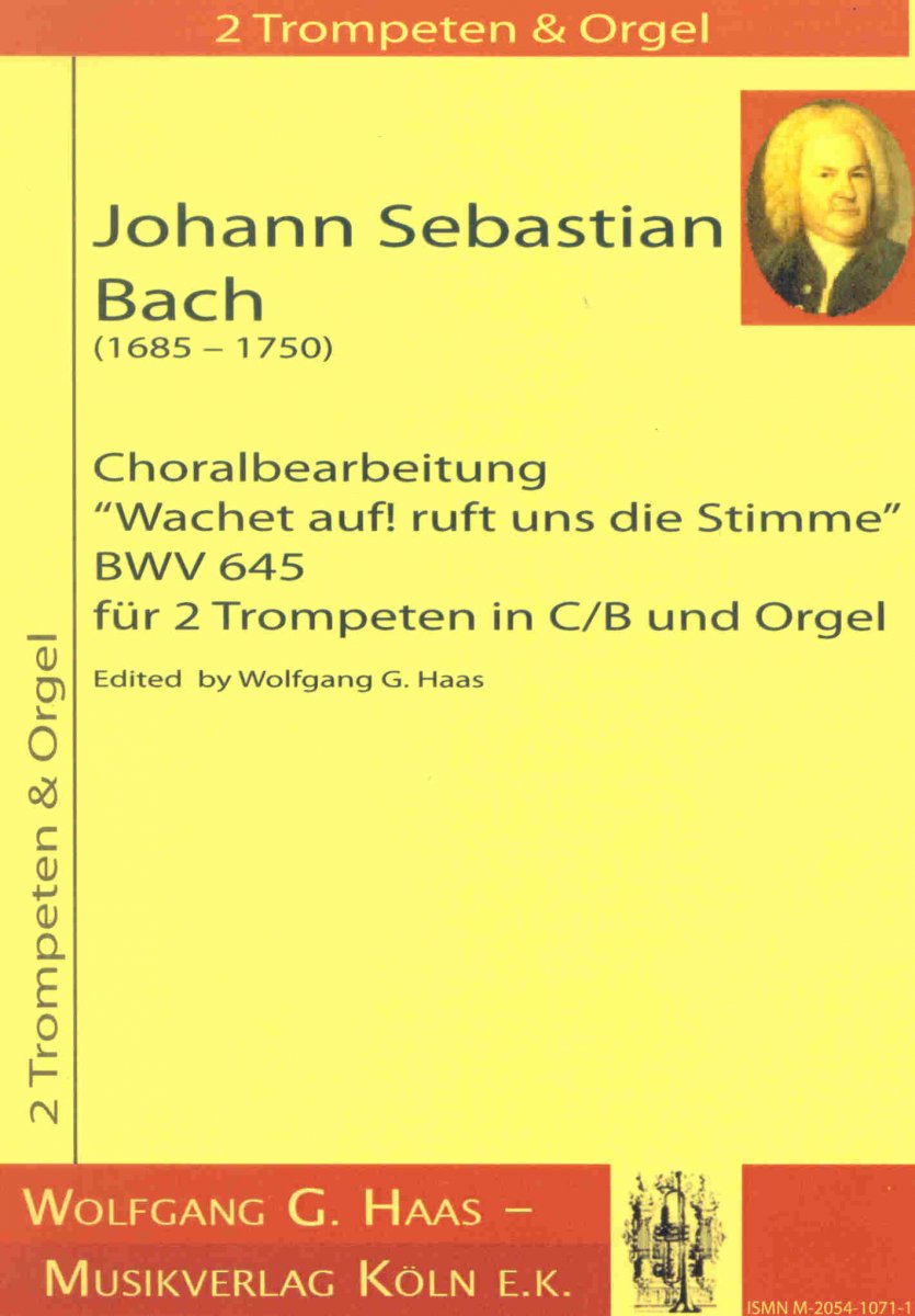 Choralbearbeitung 'Wachet auf! ruft uns die Stimme' - cliquer ici Choralbearbeitung 'Wachet auf! ruft uns die Stimme' - cliquer ici