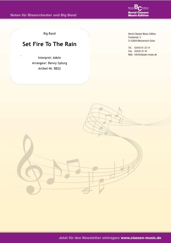 Set Fire To The Rain - cliquer ici