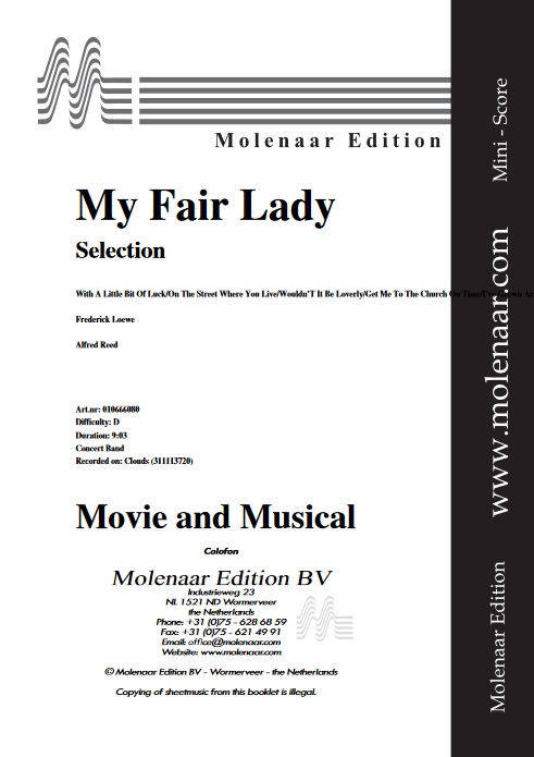 My Fair Lady (Selection from the Musical) - cliquer ici