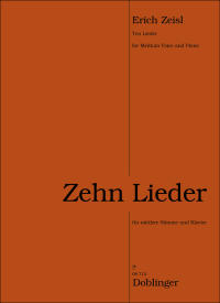 10 Lieder fr mittlere Stimme und Klavier - cliquer ici