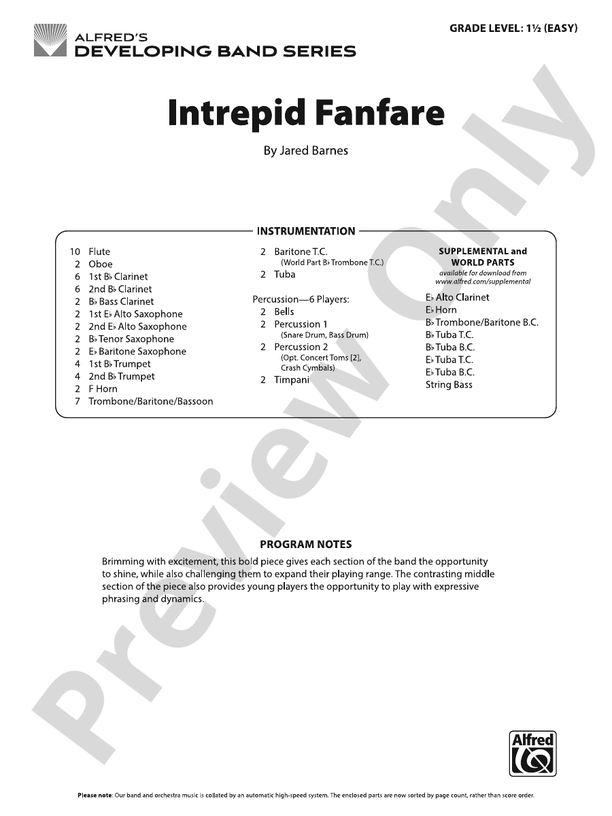 Intrepid Fanfare - cliquer ici