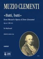 Batti, batti (from Mozart's Opera 'Don Giovanni') for Keyboard - cliquer ici