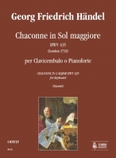 Chaconne in G maj HWV 435  for Keyboard - cliquer ici