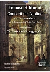 Violin Concertos without ...;Vol. 2: Concerto in C major, Co 2 (with variants Co 2a and Co 2b). - cliquer ici