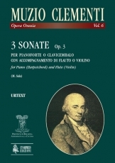 3 Sonatas Op. 3 for Piano (Harpsichord) and Flute (Violin) - cliquer ici