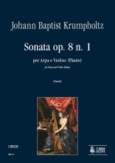 Sonata Op. 8 #1 for Harp and Violin (Flute) - cliquer ici