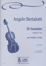 30 Sonatinasc for Violin and Viola - cliquer ici