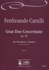 Gran Duo Concertante Op. 65 for Piano and Guitar - cliquer ici Gran Duo Concertante Op. 65 for Piano and Guitar - cliquer ici