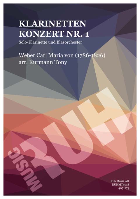 Klarinettenkonzert #1 in f-Moll, op. 73 - cliquer ici Klarinettenkonzert #1 in f-Moll, op. 73 - cliquer ici