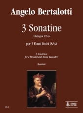 3 Sonatinas for 2 Descant and Treble Recorders - cliquer ici