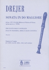 Sonata No. 2 in C maj for Treble Recorder (Flute, Oboe) and Continuo - cliquer ici