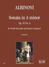 Sonata in A min Op. 6 #6 for Treble Recorder and Guitar (Continuo) - cliquer ici Sonata in A min Op. 6 #6 for Treble Recorder and Guitar (Continuo) - cliquer ici