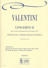 Concerto No.2 from the 24 Concertos in the Naples manuscript (1725) - cliquer ici
