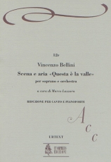Scena e Aria Questa  la valle... Quando incise su quel marmo for Soprano and Orchestra - cliquer ici