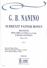 Surrexit Pastor Bonus. Motet for Eigth-part Choir (SATB-SATB) and Continuo - cliquer ici