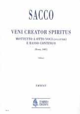 Veni Creator Spiritus. Motet for 8 Voices (SATB-SATB) and Continuo - cliquer ici