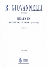 Beata es. Motet for 8 Voices (SATB-SATB) - cliquer ici