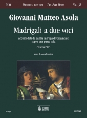 Madrigali a due voci accomodati da cantar in Fuga diversamente sopra una parte sola - cliquer ici