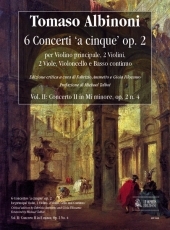 6 Concertos 'a cinque' Op.2, Vol. II: Concerto II in E minor - cliquer ici