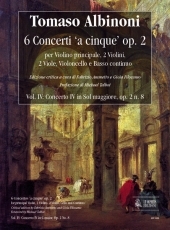 6 Concertos 'a cinque' Op.2, Vol. IV: Concerto IV in G major - cliquer ici