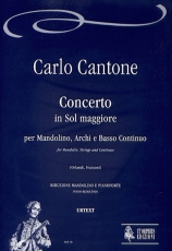 Concerto in G maj for Mandolin, Strings and Continuo - cliquer ici