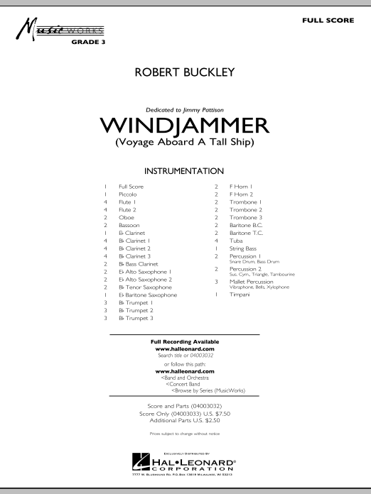 Windjammer (Voyage Aboard a Tall Ship) - cliquer ici
