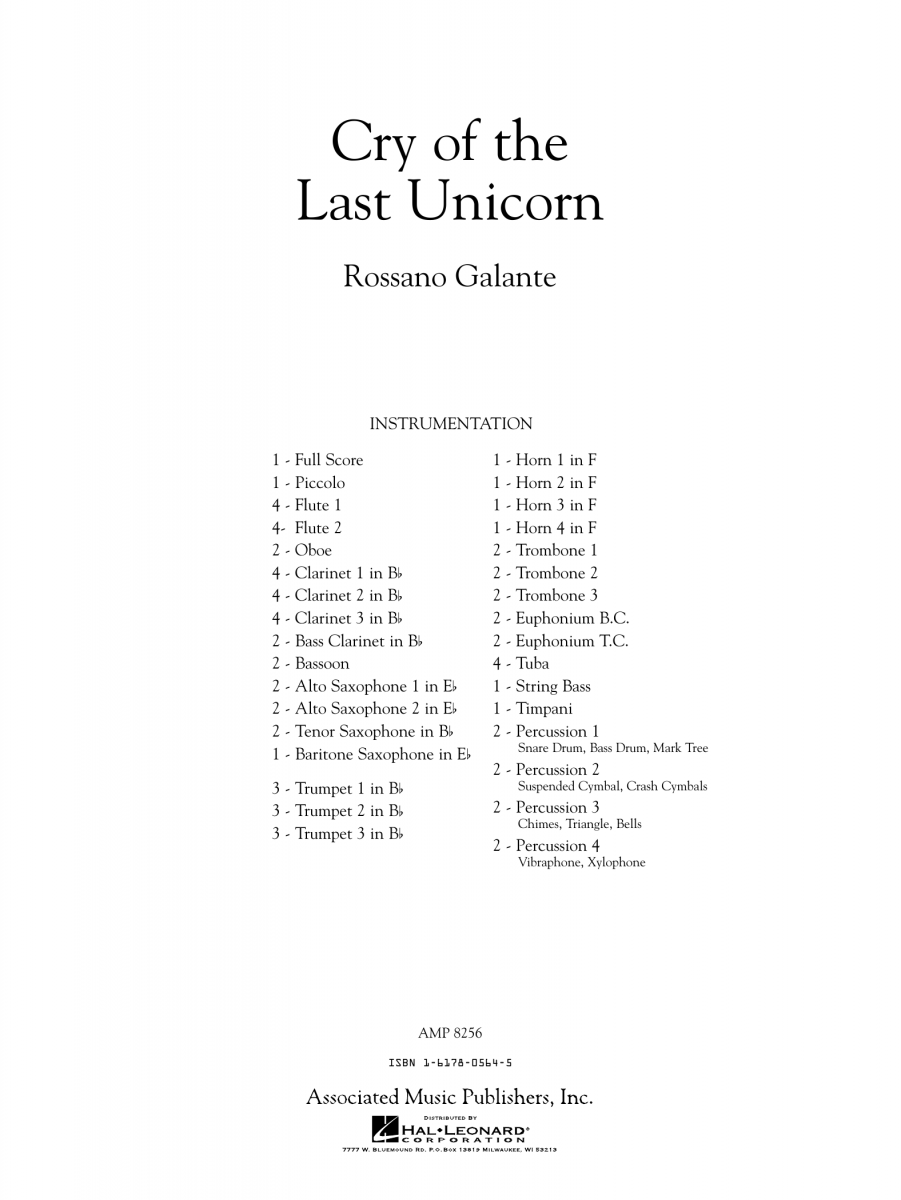 Cry of the Last Unicorn - cliquer ici