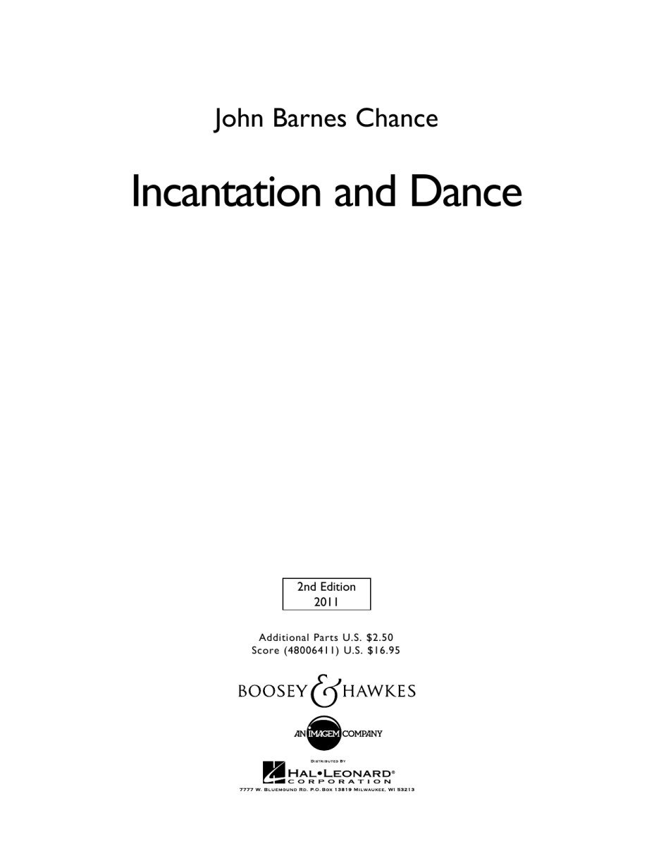 Incantation and Dance - cliquer ici