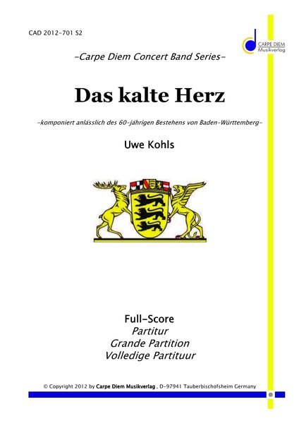 Concert Suite in Three Pictures: 2. Satz - Das kalte Herz - cliquer ici Concert Suite in Three Pictures: 2. Satz - Das kalte Herz - cliquer ici