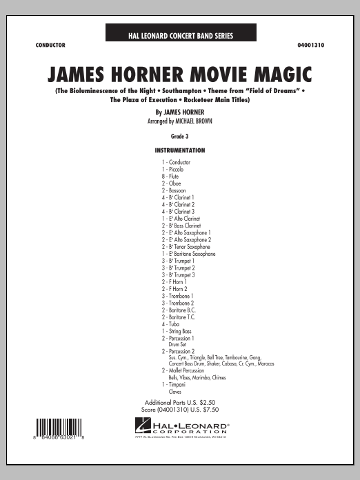 James Horner Movie Magic - cliquer ici