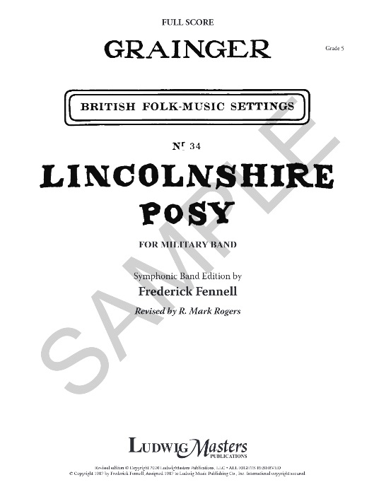 Lincolnshire Posy - cliquer ici