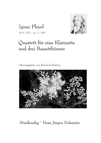 Quartett fr 1 Klarinette und 3 Bassetthrner - cliquer ici