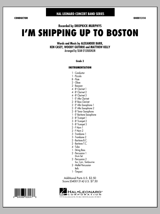 I'm Shipping Up to Boston - cliquer ici