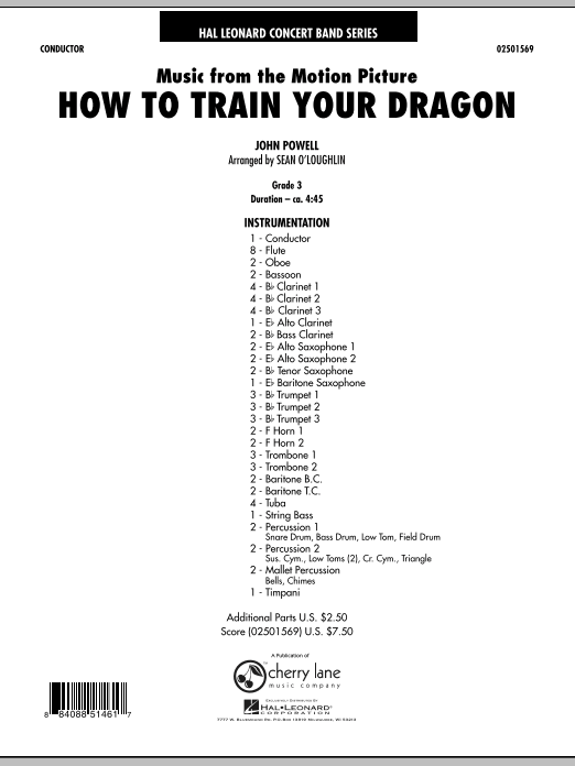 Music from the 'How to Train Your Dragon' - cliquer ici