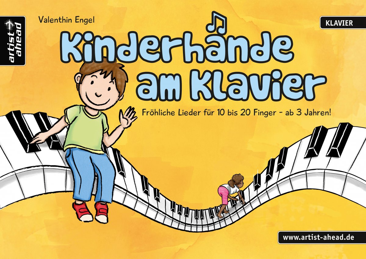 Kinderhnde am Klavier - Frhliche Lieder fr 10 bis 20 Finger - ab 3 Jahren! - cliquer ici